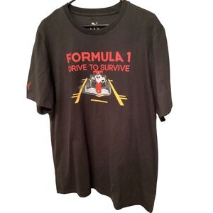 Puma Mens Formula 1 Drive to Survive Graphic Tee Black XL 631732 01 F1 Netflix